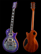 ESP USA Eclipse Semi-Hollow Purple Haze Sunburst Tear Drop  6-String Electric Guitar 2022